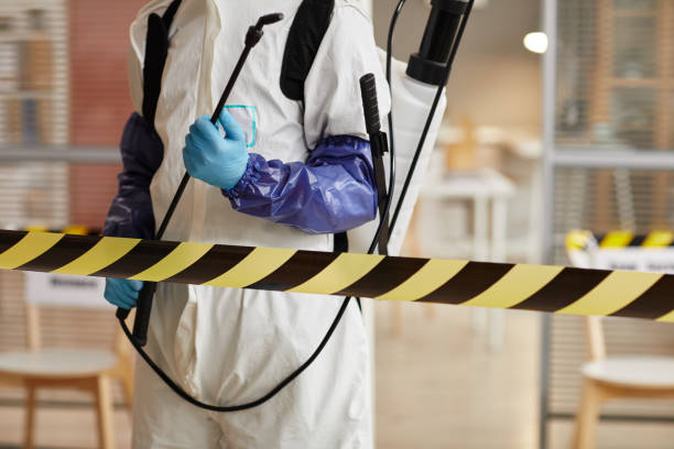 Professional Biohazard Cleanup technician working in Altamonte Springs, FL